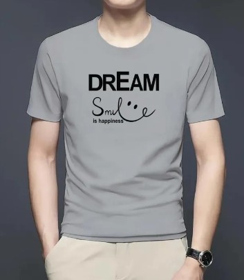 Dream smile Half Sleeve T-Shirt For Men
