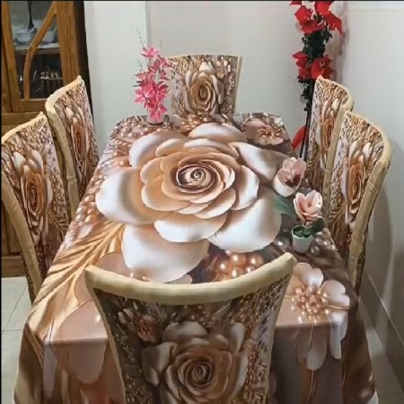 3D Chair Table Cover Code: NTM: 05