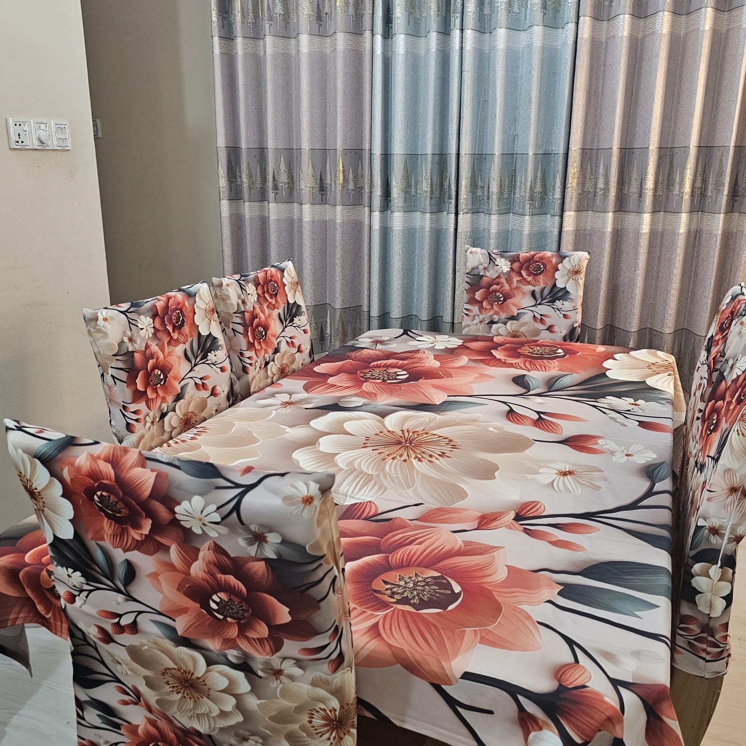 3D Chair Table Cover Code: NTM: 08